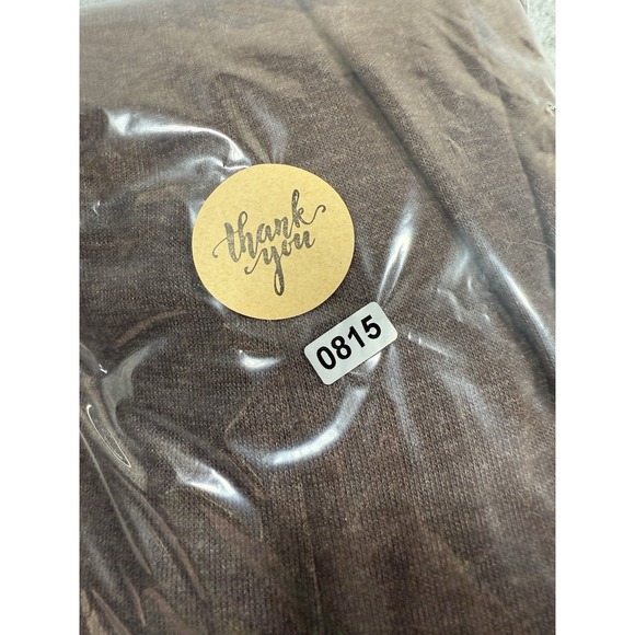 Brown Maxi Skirt Medium (6-8) Jersey Knit High Low Hem USA Capsule Basic Boho‎ - Picture 11 of 13